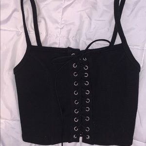 Forever 21 Black laced top